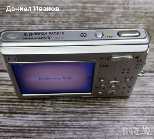 Sony DSC-T1 употребяван, снимка 3 - Фотоапарати - 36143117