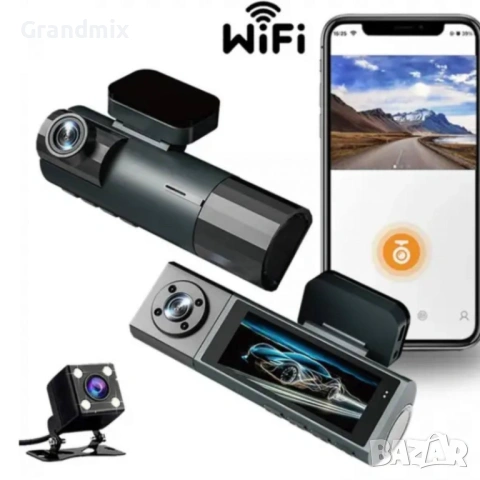 Видеорегистратор Vehicle BlackBox DVR HD 1080 + задна камера, снимка 4 - Аксесоари и консумативи - 53500830