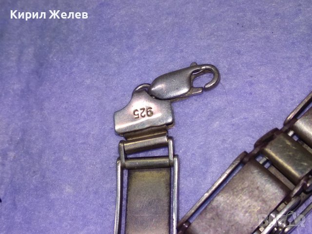 СТИЛНА КЛАСИЧЕСКА ВИНТИДЖ АРТ СРЕБЪРНА ГРИВНА СРЕБРО 925 МАЙСТОРСКА БИЖУТЕРИЙНА ИЗРАБОТКА 39922, снимка 12 - Гривни - 42600288