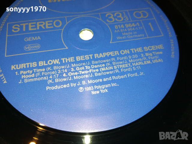 ПОРЪЧАНА-KURTIS BLOW THE BEST RAPPER ON THE SCENE 2003221840, снимка 6 - Грамофонни плочи - 36172025