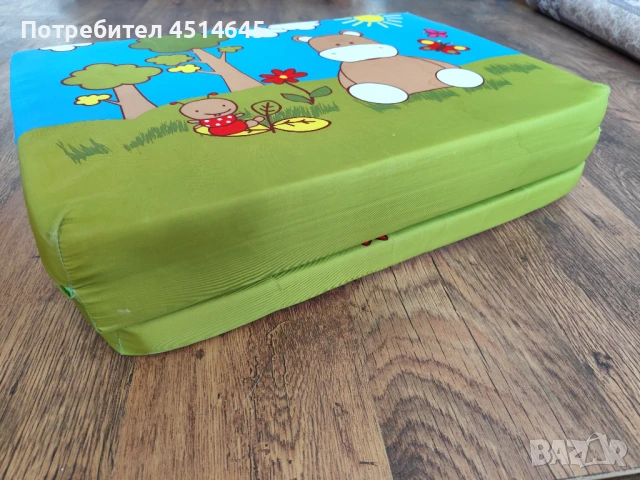 Дюшече сгъваемо за лежане и игра, снимка 2 - Бебешки легла и матраци - 50980811
