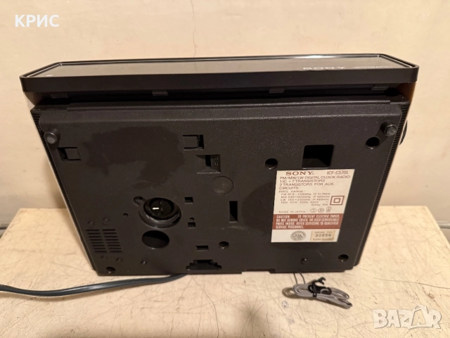 SONY DIGIMATIC ICF-C 570L Радио часовник, снимка 9 - Радиокасетофони, транзистори - 52897724
