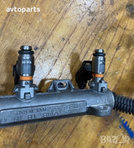 Vw lupo 2001 година 1.4i Горивна рейка с дюзи, снимка 7 - Части - 40535590