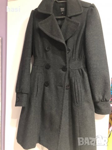 Сиво зимно палто, снимка 3 - Палта, манта - 35674867