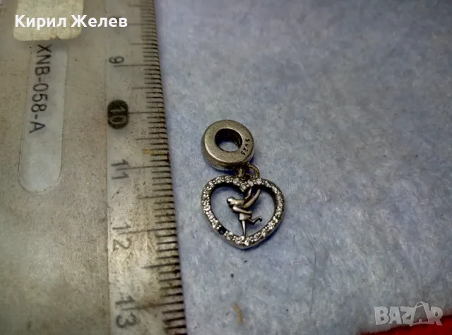 PANDORA СКЪПОЦЕНЕН СРЕБЪРЕН ПЕНДАНТ СРЕБРО S 925 на ПАНДОРА с ИСКРЯЩИ ЦИРКОНИ 46911, снимка 4 - Колиета, медальони, синджири - 49682613