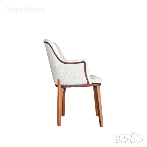  Трапезен стол, Cadena, Бял, снимка 2 - Столове - 44368486