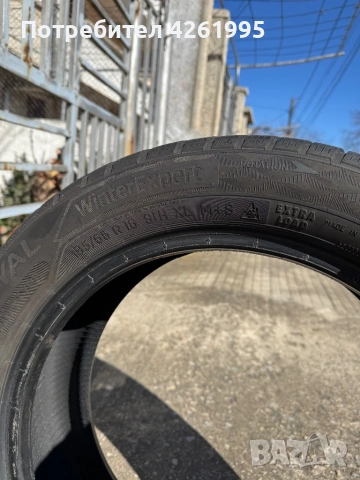 Зимна гума единичка 195/55 R16, снимка 3 - Гуми и джанти - 53658972