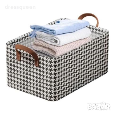 4563 Сгъваема кутия за съхранение на дрехи с твърдо дъно – Стил и Ред, снимка 8 - Други стоки за дома - 53812428