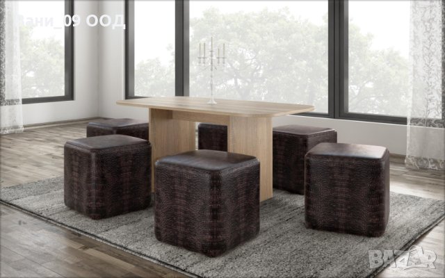 Сет 2 табуретки от еко кожа , снимка 5 - Столове - 42571671