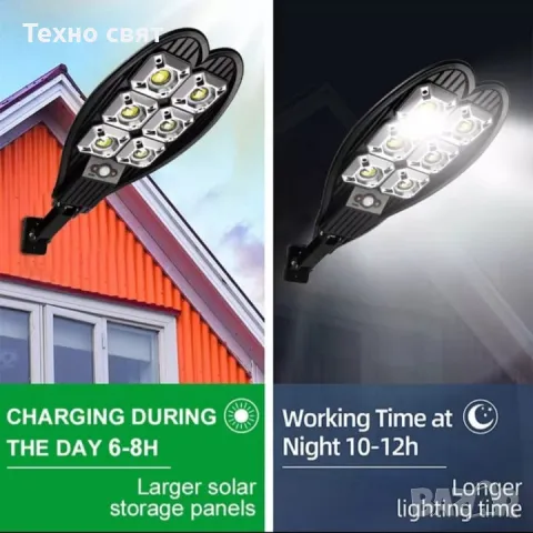 3бр=59.99 2400W Соларни улични Лампи, снимка 2 - Соларни лампи - 47695645