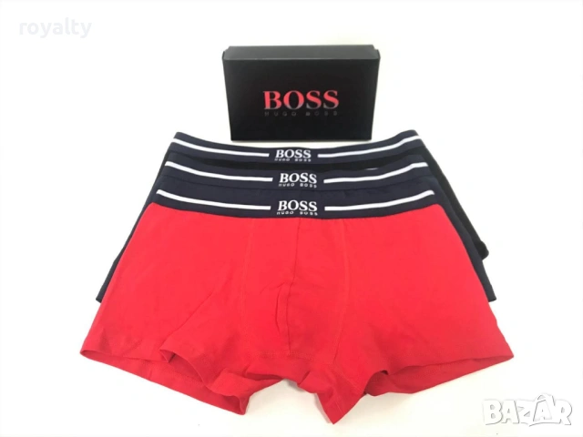 Hugo Boss 3 Броя Мъжки Боксерки Хюго Бос 
