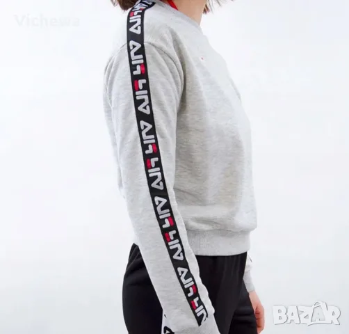 Блузка fila в сив цвят, снимка 2 - Блузи с дълъг ръкав и пуловери - 56244567