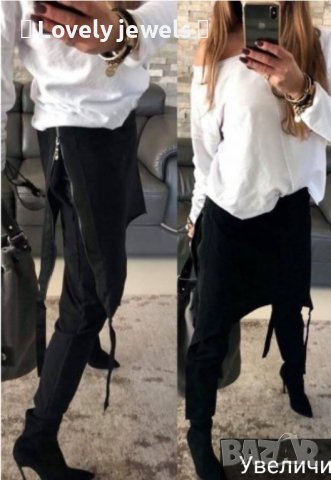 Черен панталон пола, снимка 1