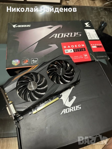 Видео карта Radeon Aorus RX570 4GB - като нова