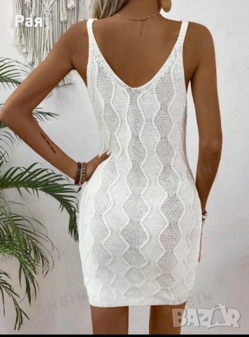 Дамска плетена рокля, снимка 3 - Рокли - 50658154