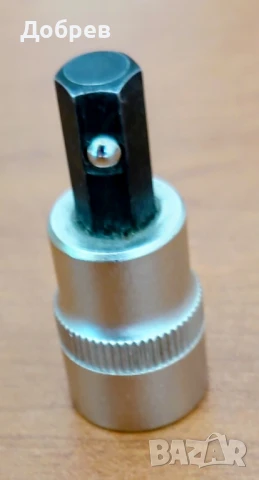 Вложка 30мм  на 1/2 и накрайник 8мм шестограм на вложка 3/4, снимка 2 - Гедорета - 51349713