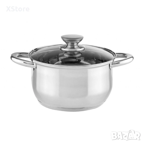 Комплект съдове за готвене Muhler от 12 части, неръждаема стомана, снимка 2 - Съдове за готвене - 52507456