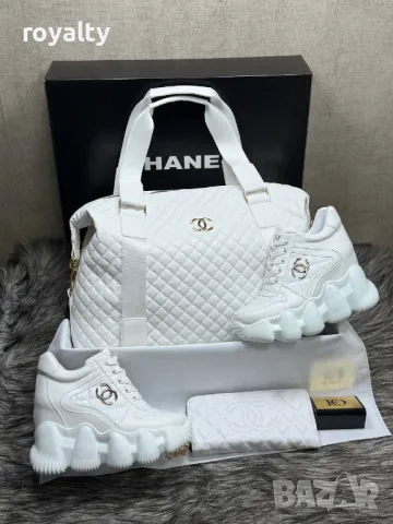 Ch🅰️nel дамски комплекти Различни цветове , снимка 4 - Маратонки - 49145396