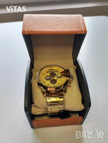 Мъжки часовник Cagarny/ Инспириран от Diesel Mega Chief, снимка 5 - Мъжки - 53487745