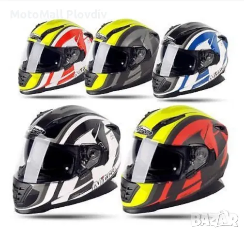 Шок цена! каска нитро nrs-01 nitro мото мотор писта шлем, снимка 5 - Аксесоари и консумативи - 49242944
