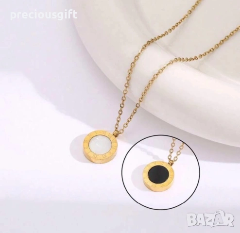 Комплект бижута от неръждаема стомана - колие, гривна и обеци, снимка 2 - Бижутерийни комплекти - 53101583