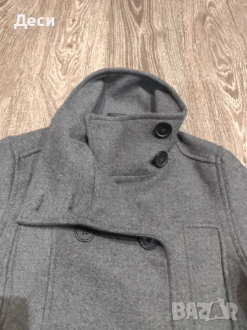 сиво палто на H&M, снимка 4 - Палта, манта - 56167807