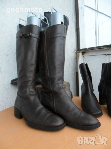 ДАМСКИ 39 БОТУШ, 100% ЕСТЕСТВЕНА КОЖА, GOGOMOTO.BAZAR.BG, снимка 13 - Дамски боти - 8963009