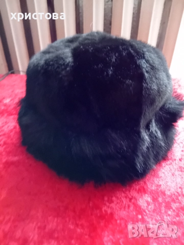 Зимна пухкава шапка, снимка 2 - Шапки - 52256533