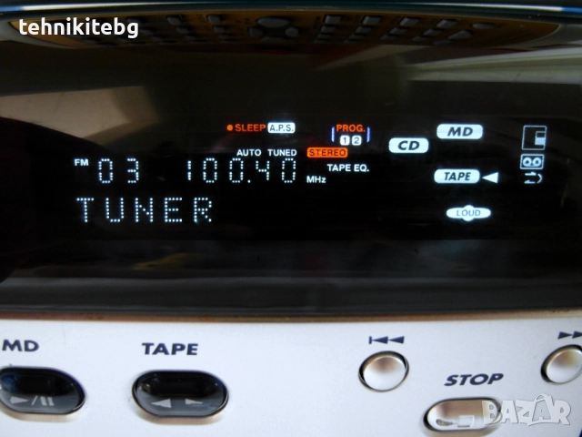 ⭐⭐⭐ KENWOOD MDX-F1 ⭐⭐⭐ Уникален , рядко срещан буумбокс със CD, MD, касета, радио и дистанционно, снимка 5 - Аудиосистеми - 31212663
