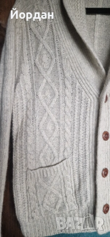 МЪЖКА ЖИЛЕТКА – вълна , размер – L, снимка 4 - Пуловери - 53289968