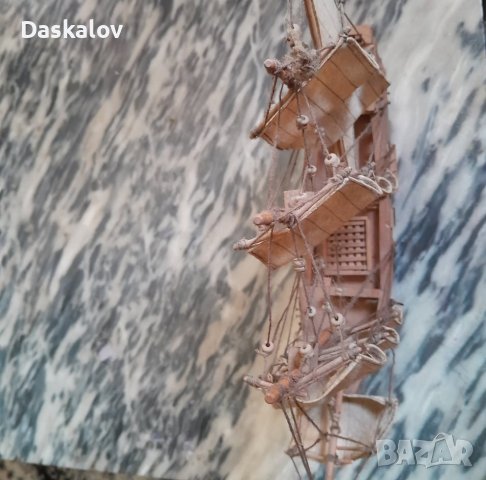 Продавам дървено корабче, снимка 3 - Декорация за дома - 41184670
