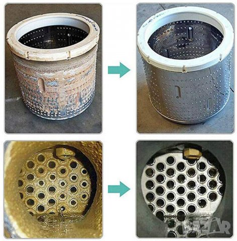 Почистващи таблетки за пералня 12бр. Стерилизиращи + активен ензим, снимка 2 - Препарати за почистване - 36006796