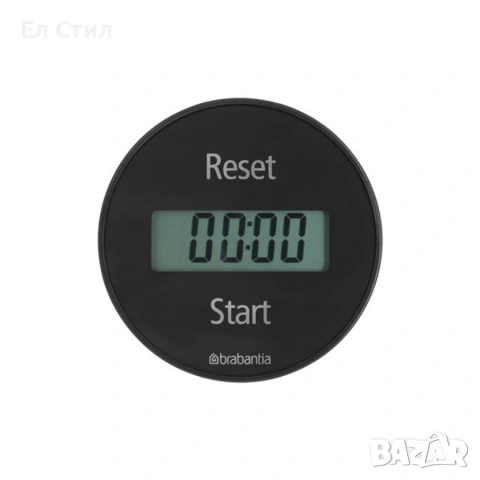 Дигитален кухненски таймер с магнит Brabantia White, Brabantia Grey, снимка 2 - Друга електроника - 53588198