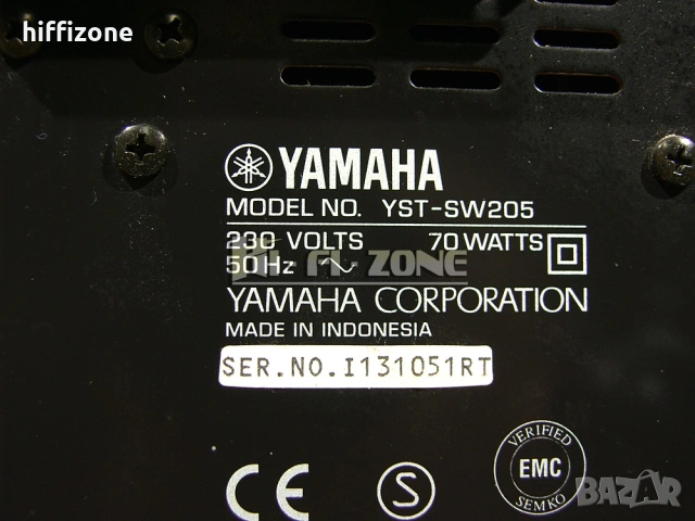 Субуфер Yamaha yst-sw205 , снимка 9 - Тонколони - 53442092
