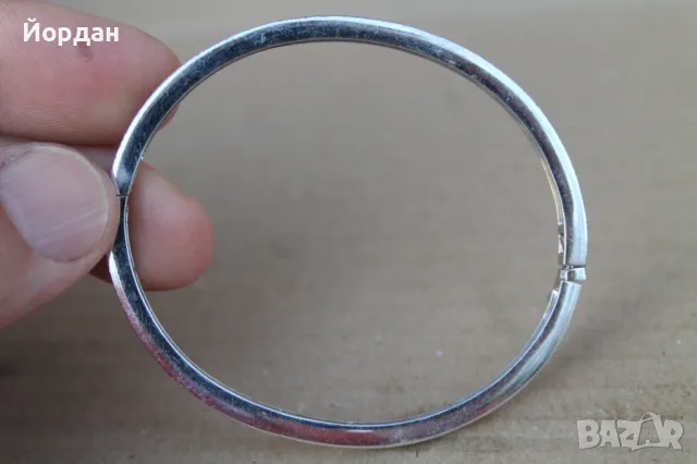 Дамска сребърна гривна , снимка 3 - Гривни - 47812775