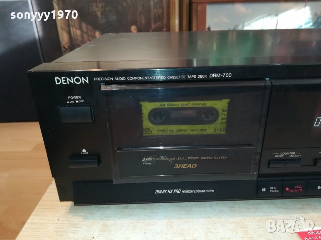 DENON DRM-700 3HEAD DECK-MADE IN JAPAN 1202221609, снимка 10 - Декове - 35765071
