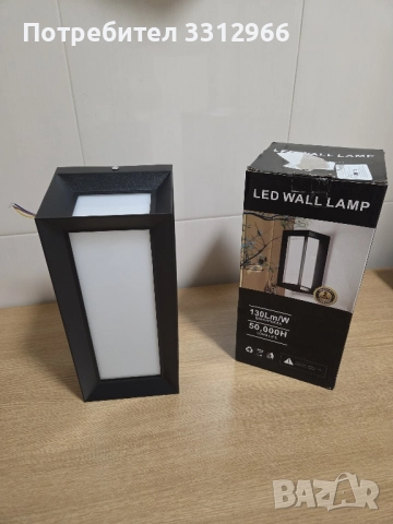 Чисто нова лед лампа за стена