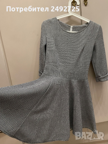 Рокля черно бяла, , снимка 1