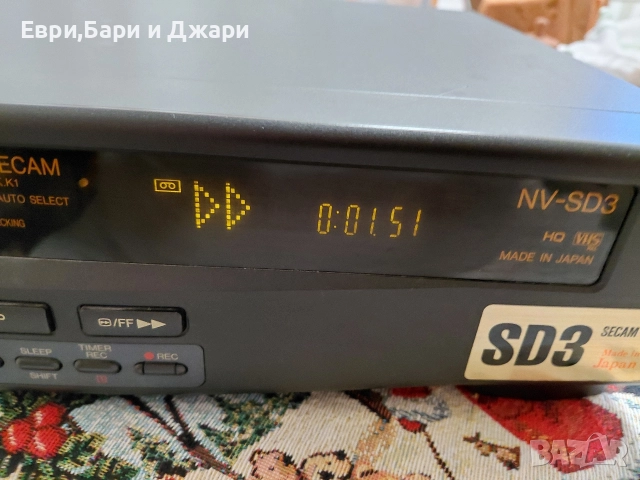 Panasonic SD3 & Funai V-8008CM, снимка 13 - Плейъри, домашно кино, прожектори - 52940844