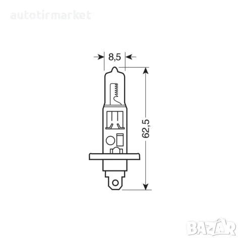 Крушка H1 12V 55W – Lampa, снимка 3 - Аксесоари и консумативи - 56053188