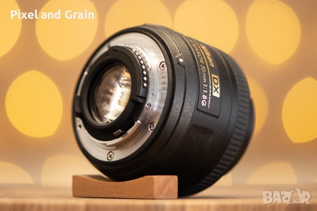 Nikon AF-S 35mm f/1.8G DX обектив Никон, снимка 2 - Обективи и филтри - 53838057