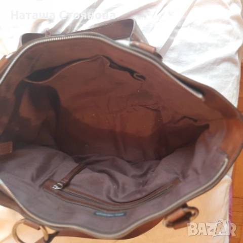 Дамска кожена чанта "Автограф" на Маркс и Спенсър, снимка 4 - Чанти - 51692943