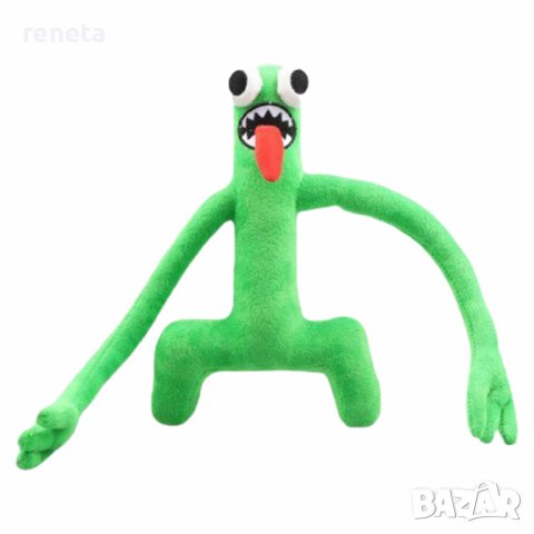 Играчка Rainbow friends, Плюшена, Зелен, 30 см, снимка 1