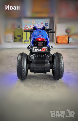 ТОП ЦЕНА!НОВО!Акумулаторен мотор с 3 гуми Ninja BLUE с 12V батерия,LED,USB , снимка 4 - Други - 44919822