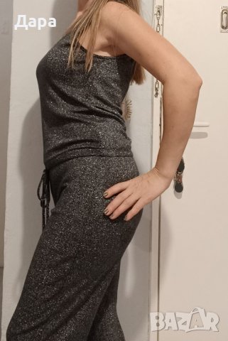 Дамски гащеризон с блестящ ефект , снимка 4 - Гащеризони - 39095055