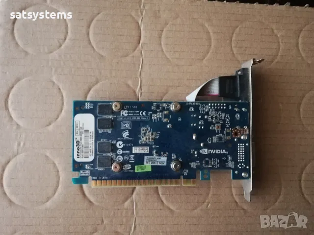 Видео карта NVidia GeForce Inno3D GT520 HDMI 1024MB GDDR3 64bit PCI-E, снимка 6 - Видеокарти - 47841118