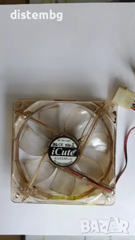 Вентилатор за компютър 12 см светещ