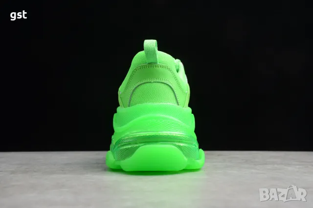 BALENCIAGA Triple S Ultra Green 💚 Баленсиага Маратонки Унисекс Редки , снимка 6 - Маратонки - 49946315