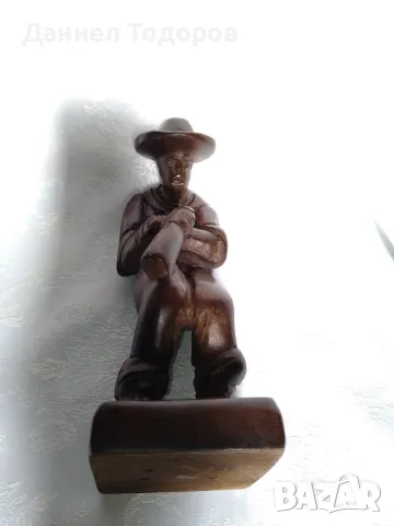 Масивна Дървена Фигура , Статуетка - Каубой, снимка 11 - Статуетки - 48242759