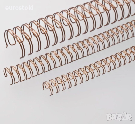 Метални спирали Renz 320950823, спирали за подвързване A4, 50 броя, стъпка 2:1, 3/4", 23 пръстени